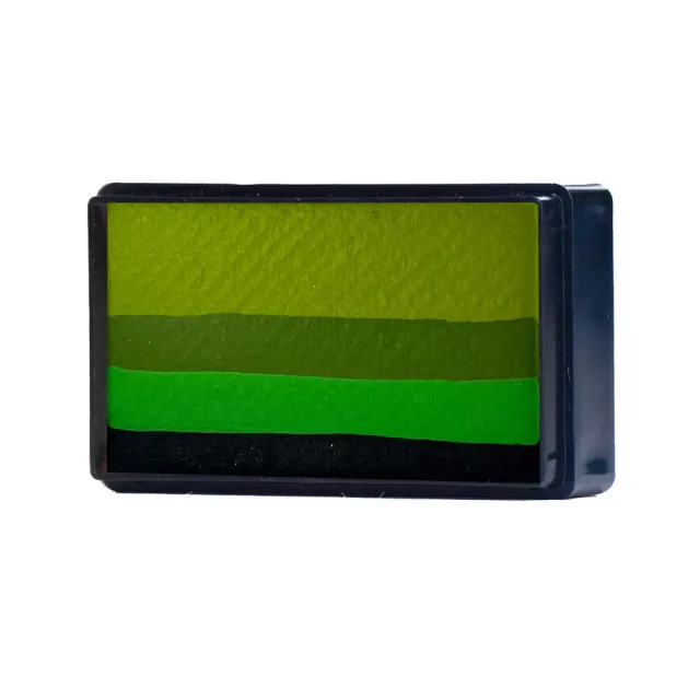 F.A.B. True Leaf Arty Cake 28 g peinture visage – dégradé vert one stroke