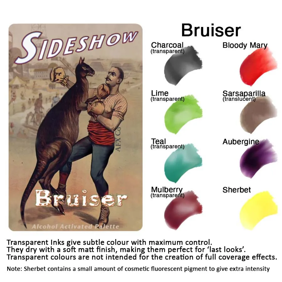 BLUEBIRD Sideshow Bruiser palette encres bleus 10g