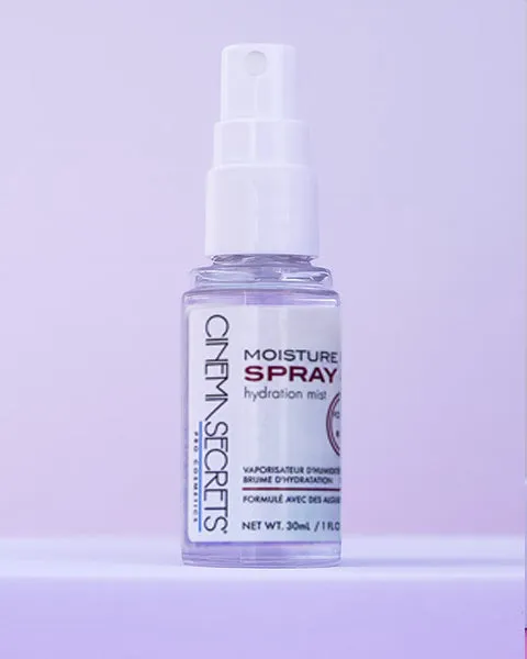 Woochie Cinema Secrets Moisture Spray + Hydrating Mist Travel Size brume hydratante