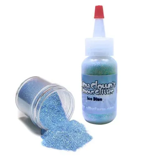 F.A.B. Mama Clown Ice Blue paillettes 1 oz pot iridescent
