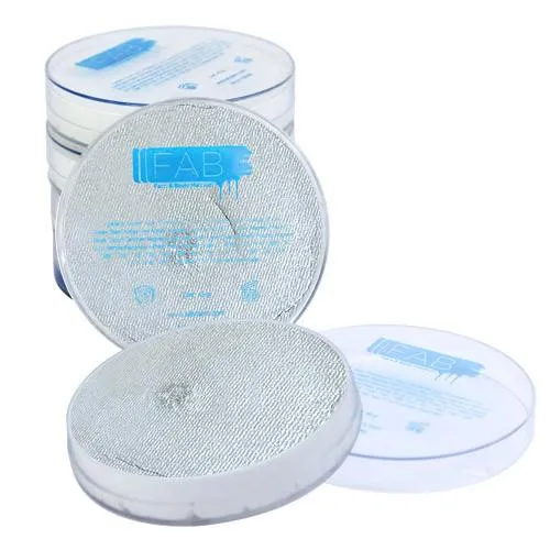F.A.B. 056 Metallic Silver peinture visage métallique 16 g