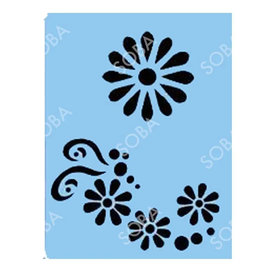 ProAiir StencilEyes QEZ13 Daisy pochoir marguerite
