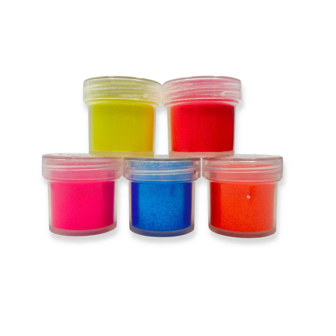 F.A.B. Electric Neon Glitter Tattoo Bundle paillettes néon opaques 5 couleurs
