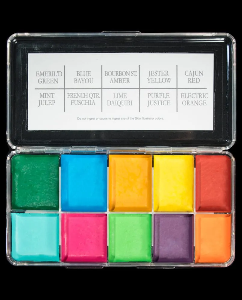 Skin Illustrator Mardi Gras palette clown festival vive