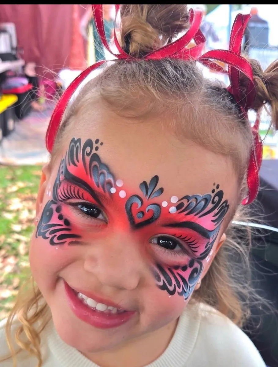 ProAiir StencilEyes Willow pochoir visage adulte et enfant floral