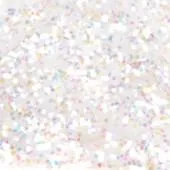F.A.B. Mama Clown Glitter Large Cut White Glitter Dust paillettes visage 1 oz irisées