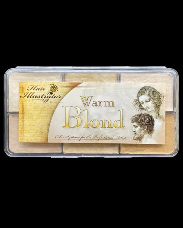Skin Illustrator Hair Illustrator Warm Blond palette cheveux blond chaud