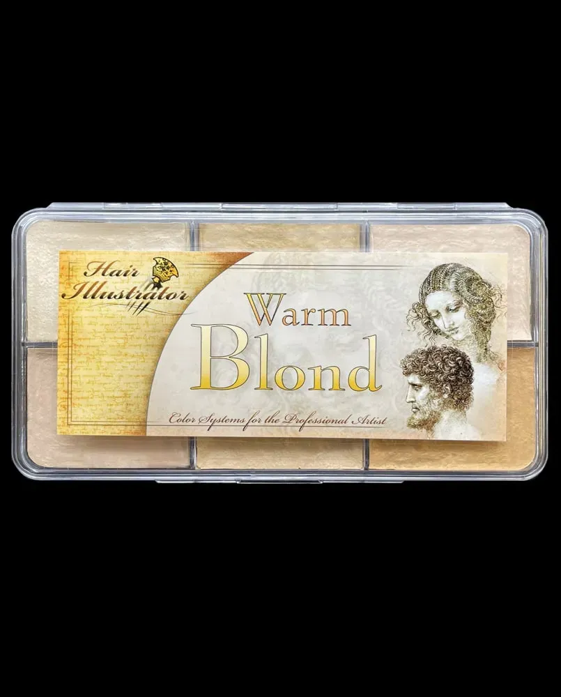 Skin Illustrator Hair Illustrator Warm Blond palette cheveux blond chaud