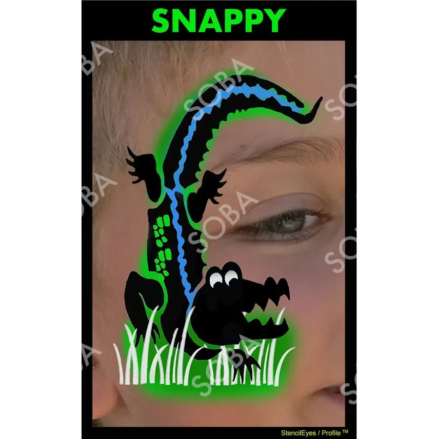 ProAiir StencilEyes Snappy pochoir taille unique crocodile