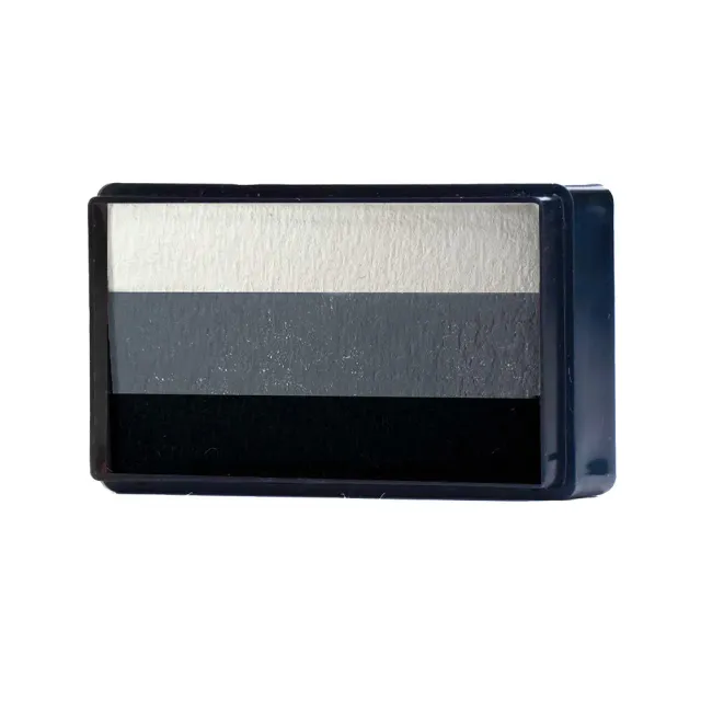 F.A.B. Shadow Arty Cake peinture visage one stroke noir gris 28 g