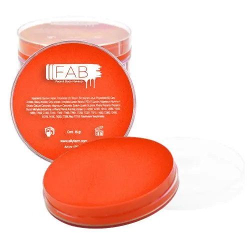 F.A.B. FAB Face Paint Bright Orange 033 peinture visage 16 g intense