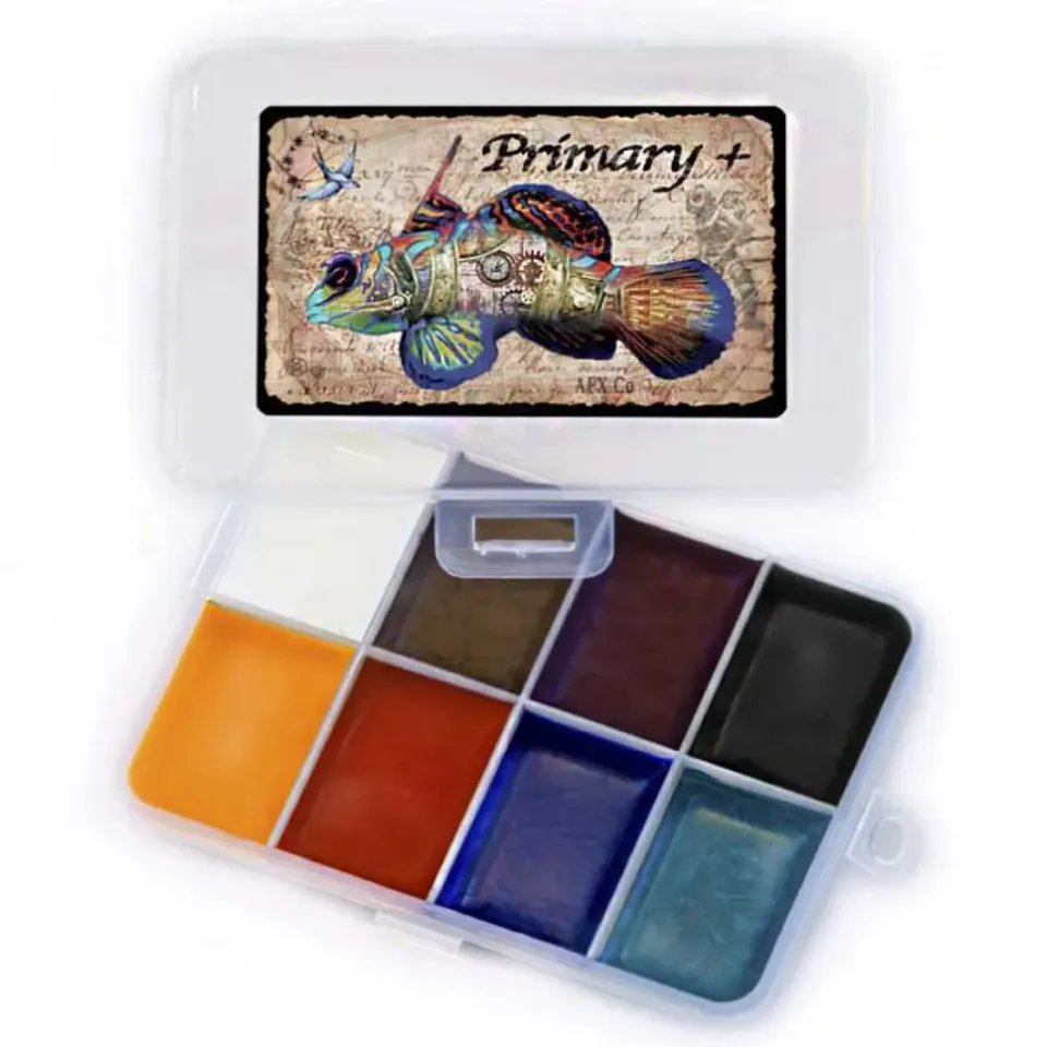 Bluebird Primary+ palette encres 32g mélange couleurs