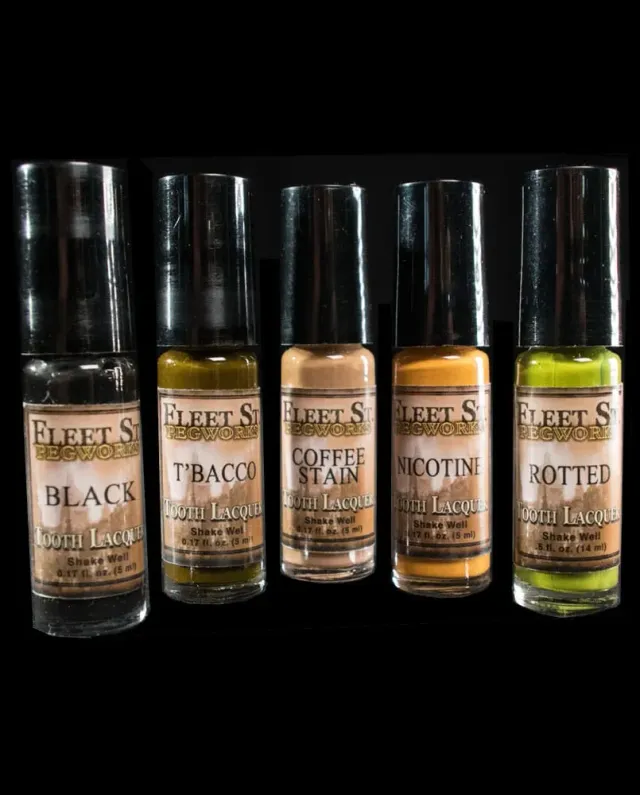 Skin Illustrator Fleet Street Pegworks Tooth Lacquer Kit vernis dents 5 couleurs