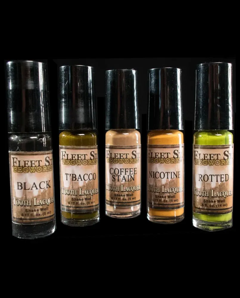 Skin Illustrator Fleet Street Pegworks Tooth Lacquer Kit vernis dents 5 couleurs