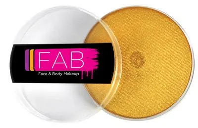 F.A.B. FAB Face Paint Gold Shimmer 141 16g peinture visage dorée