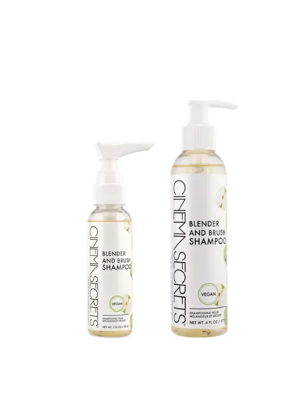 Woochie Cinema Secrets Green Apple Blender and Brush Shampoo 2 oz nettoyant vegan