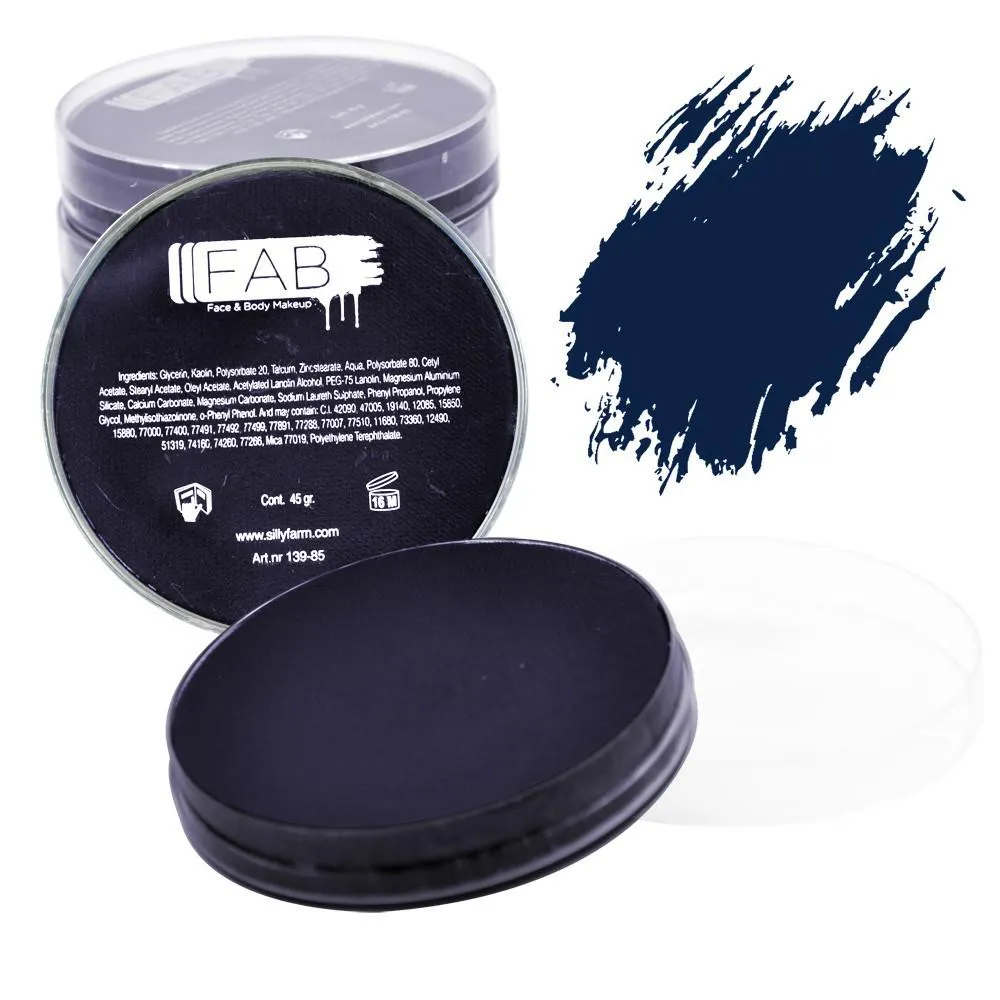 F.A.B. Ink Blue 243 peinture visage bleu encre 16 g