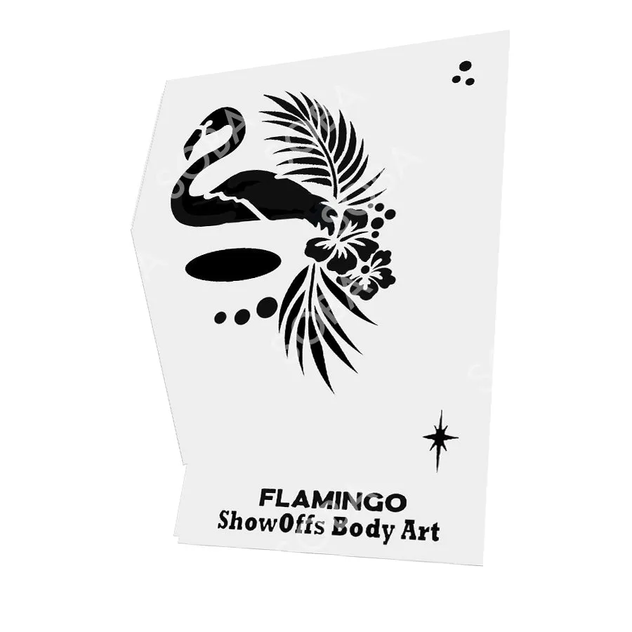 ProAiir StencilEyes Flamingo pochoir visage taille unique