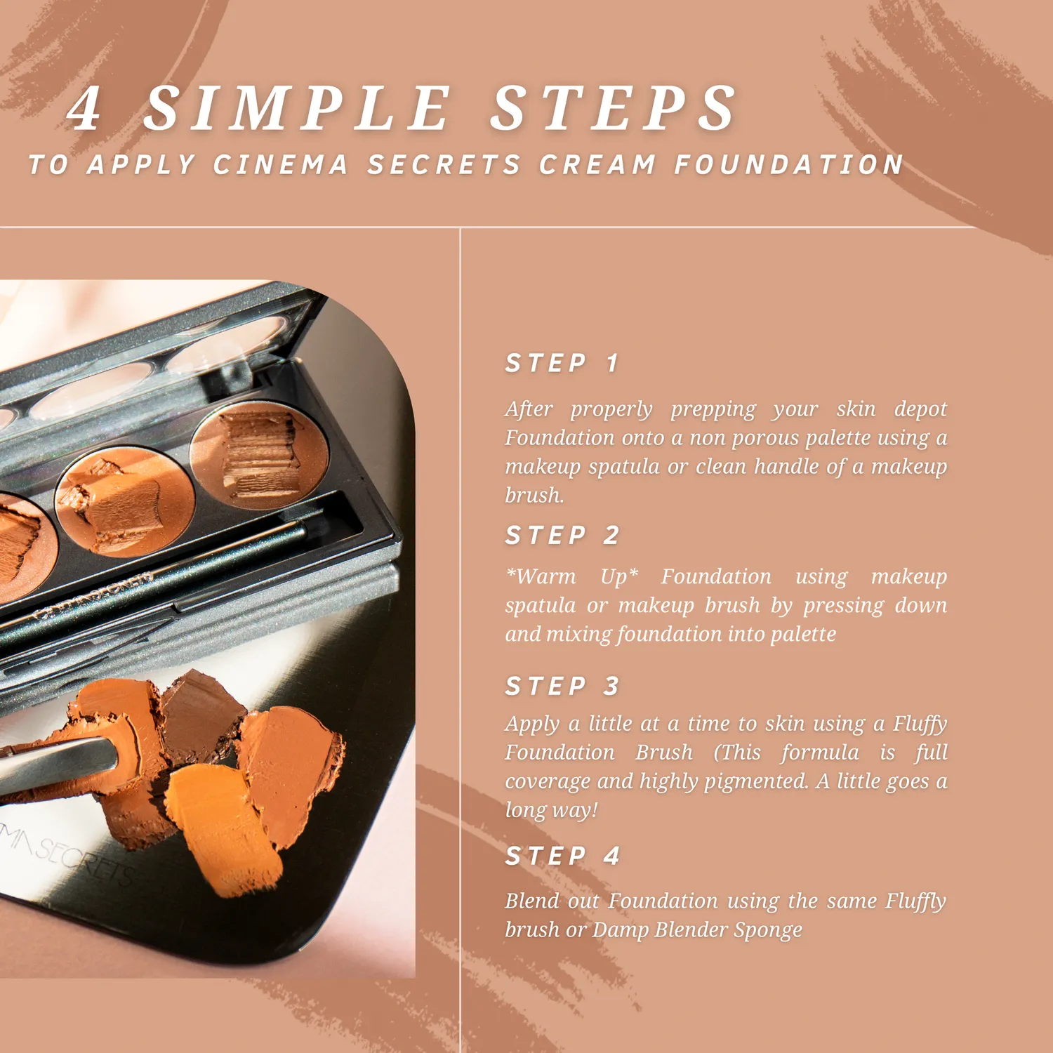 Cinema Secrets Ultimate Foundation palette fond de teint 300 beige clair