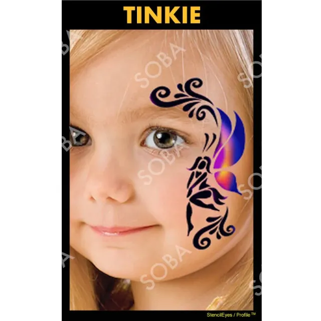 ProAiir StencilEyes Tinkie Fairy pochoir visage taille unique