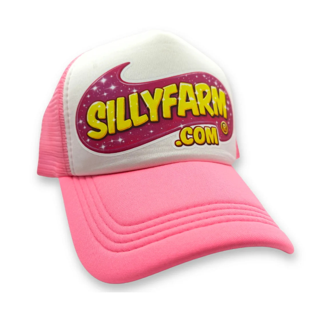 SillyFarm Pink Trucker casquette snapback rose