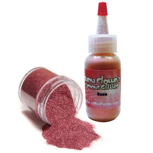 F.A.B. Mama Clown Rose Pink paillettes 1 oz opaque rose