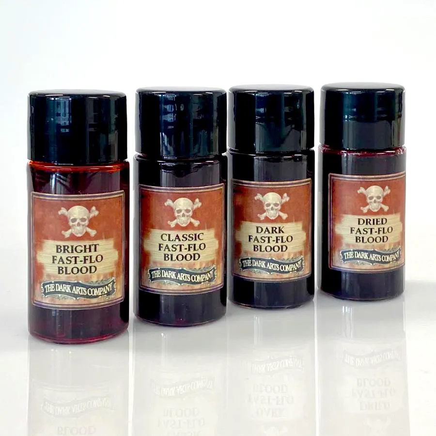 The Dark Arts Flo-Blood faux sang sampler 4x20ml assortiment