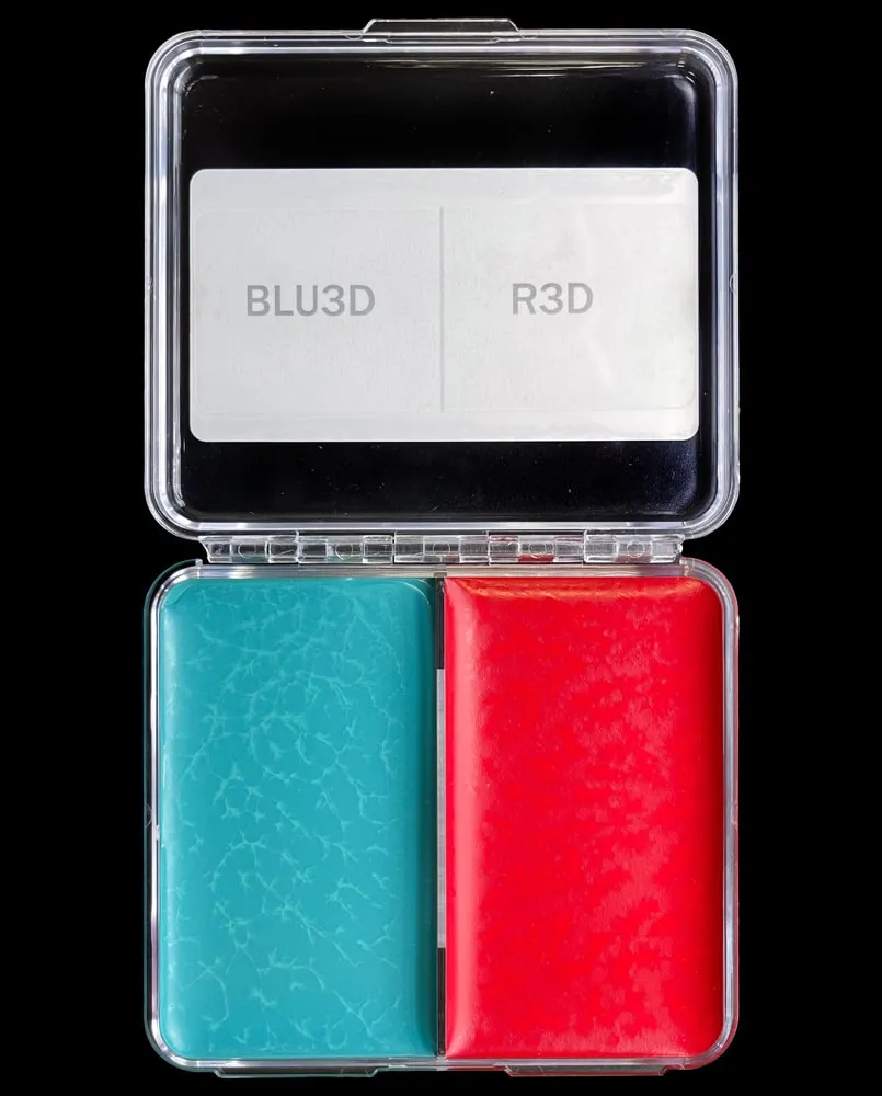 Skin Illustrator Anaglyph On Set palette alcool effet 3D
