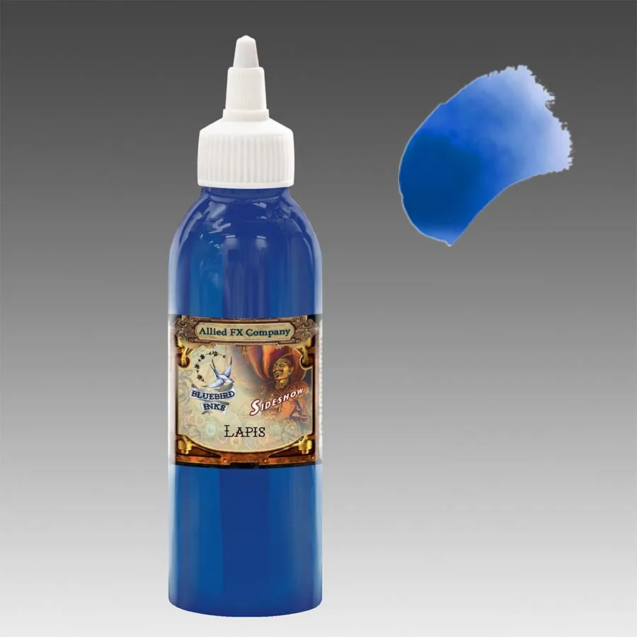 Bluebird Blue encres fluides maquillage bleu