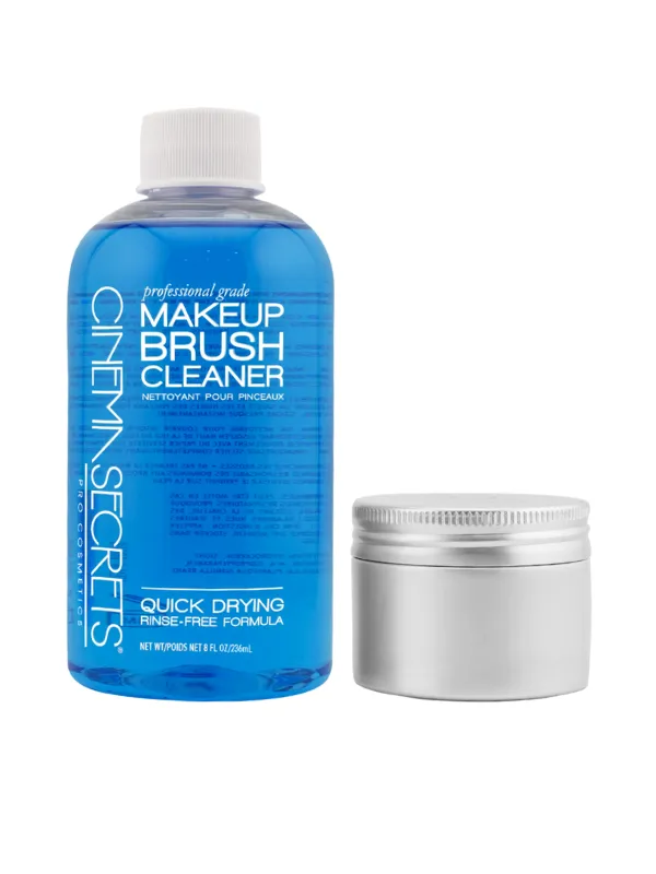 Cinema Secrets kit nettoyant pinceaux 8 oz + bac alu