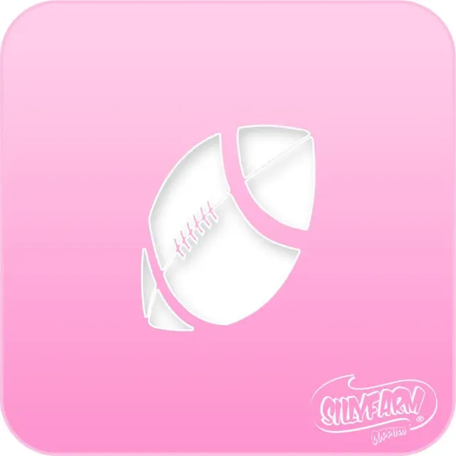 F.A.B. Football Pink Power pochoir ballon 6,4 cm