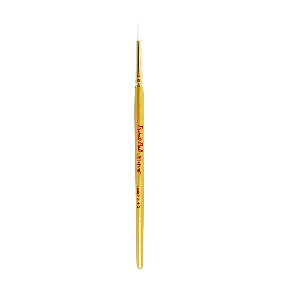 Paint Pal LUXE Swirl 3 pinceau visage ligne fine doré