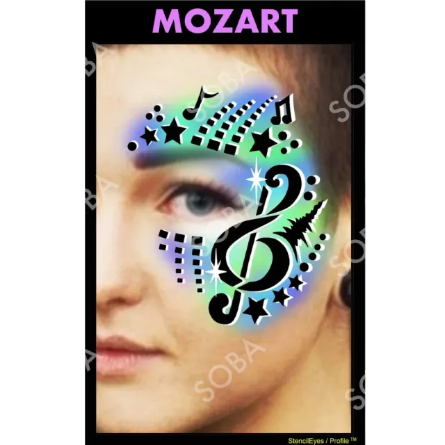 ProAiir StencilEyes Mozart pochoir taille unique musique