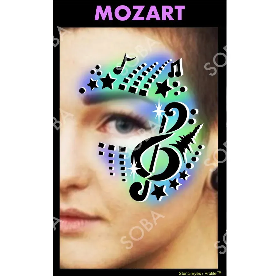 ProAiir StencilEyes Mozart pochoir taille unique musique