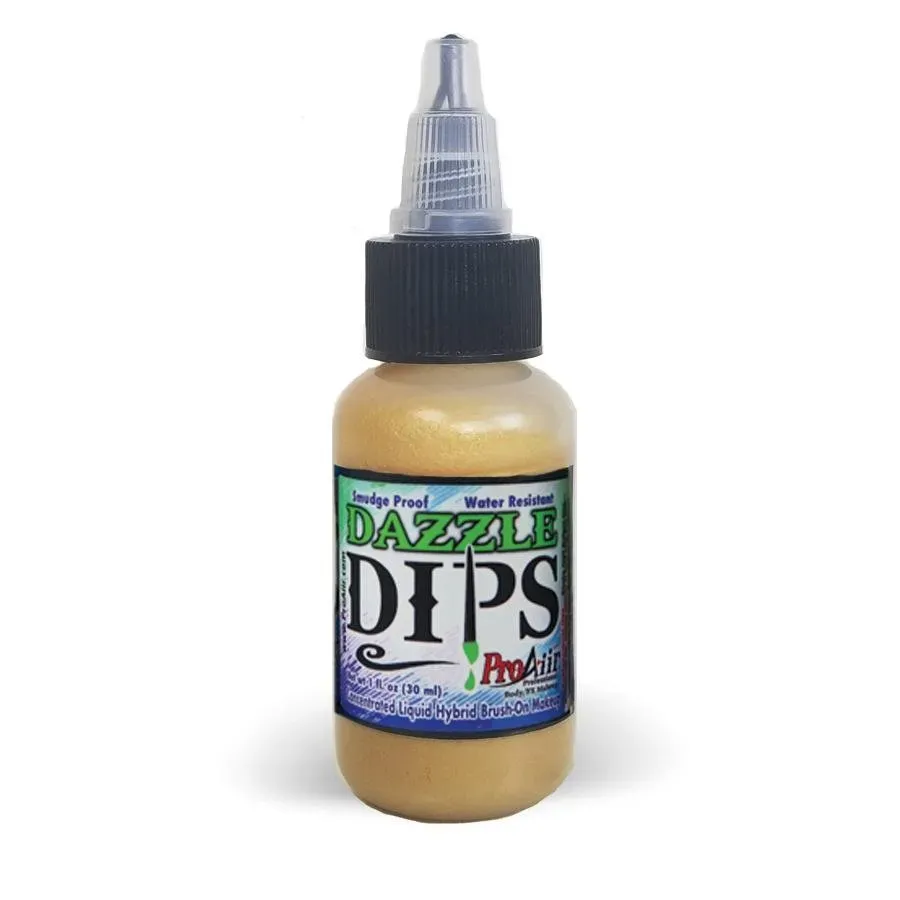 ProAiir Dazzle Gold DIPS peinture visage 30ml doré métallique