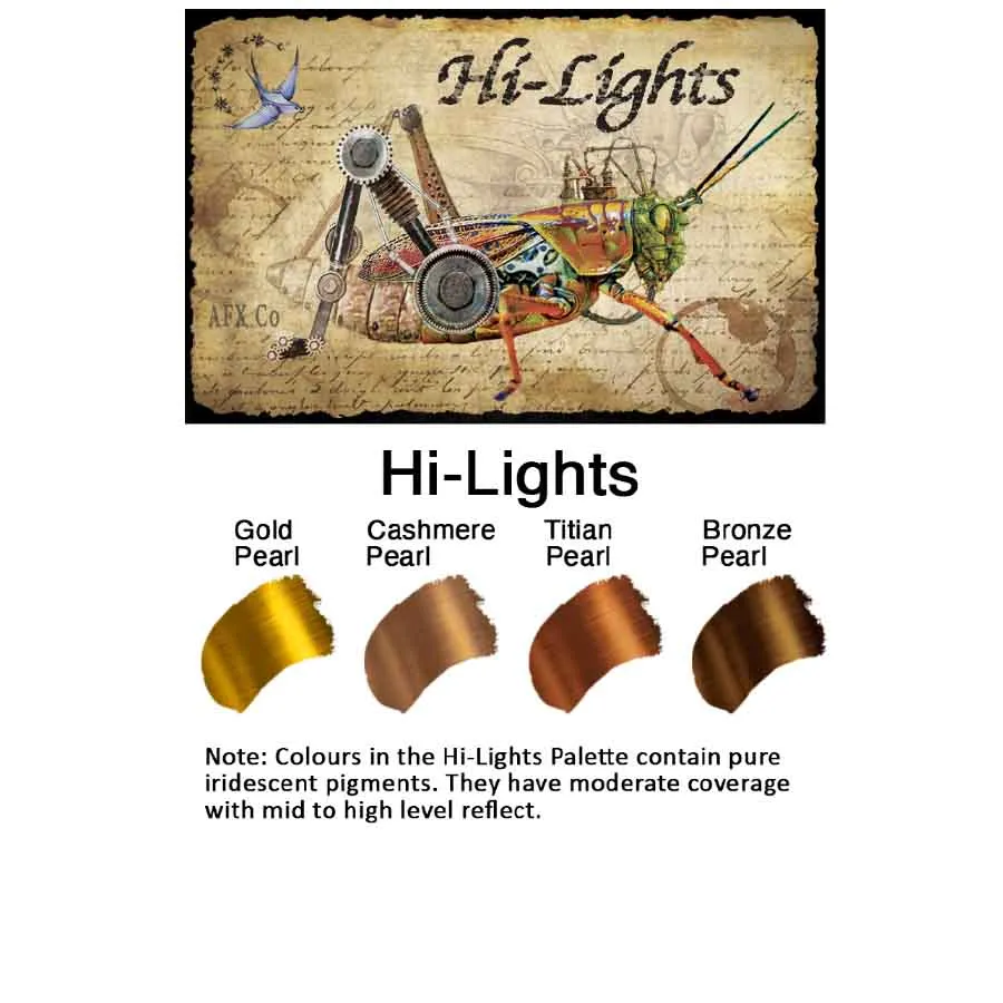 BLUEBIRD Bluebird Hi-Lights Palette maquillage cheveux irisé 32 g