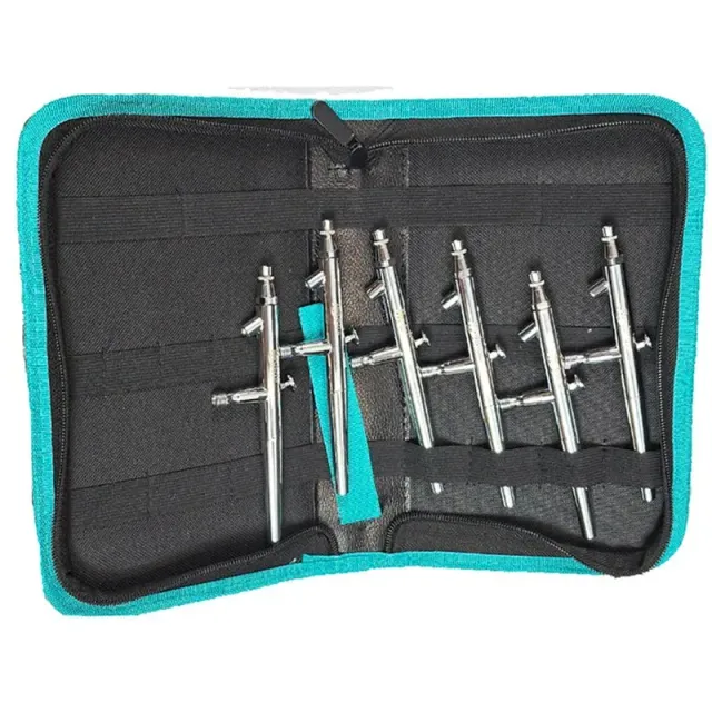 ProAiir Dual Action Lot 6 aérographes 0,5 mm siphon