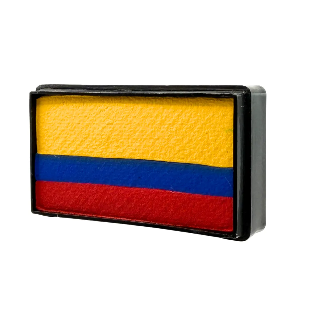 F.A.B. Colombia Flag Arty Cake maquillage visage 28g