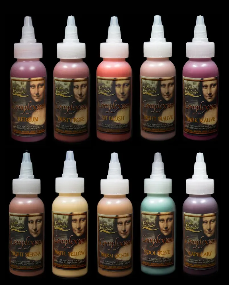 Skin Illustrator Complexion Palette couleurs liquides rouges