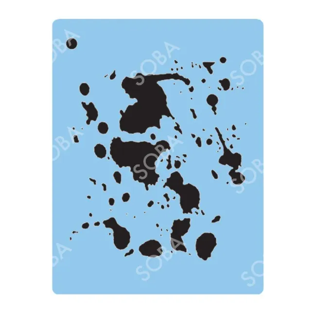 ProAiir StencilEyes QEZ92 Splats 1 pochoir effets spéciaux