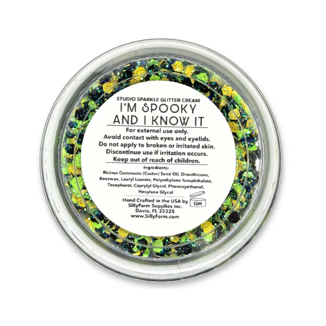 F.A.B. Studio Sparkle I'm Spooky and I Know It crème pailletée Halloween 25 g