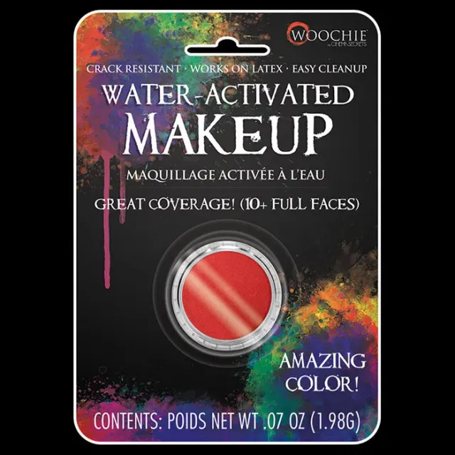 Woochie Water-Activated Makeup RED maquillage rouge à l’eau 0,1 oz