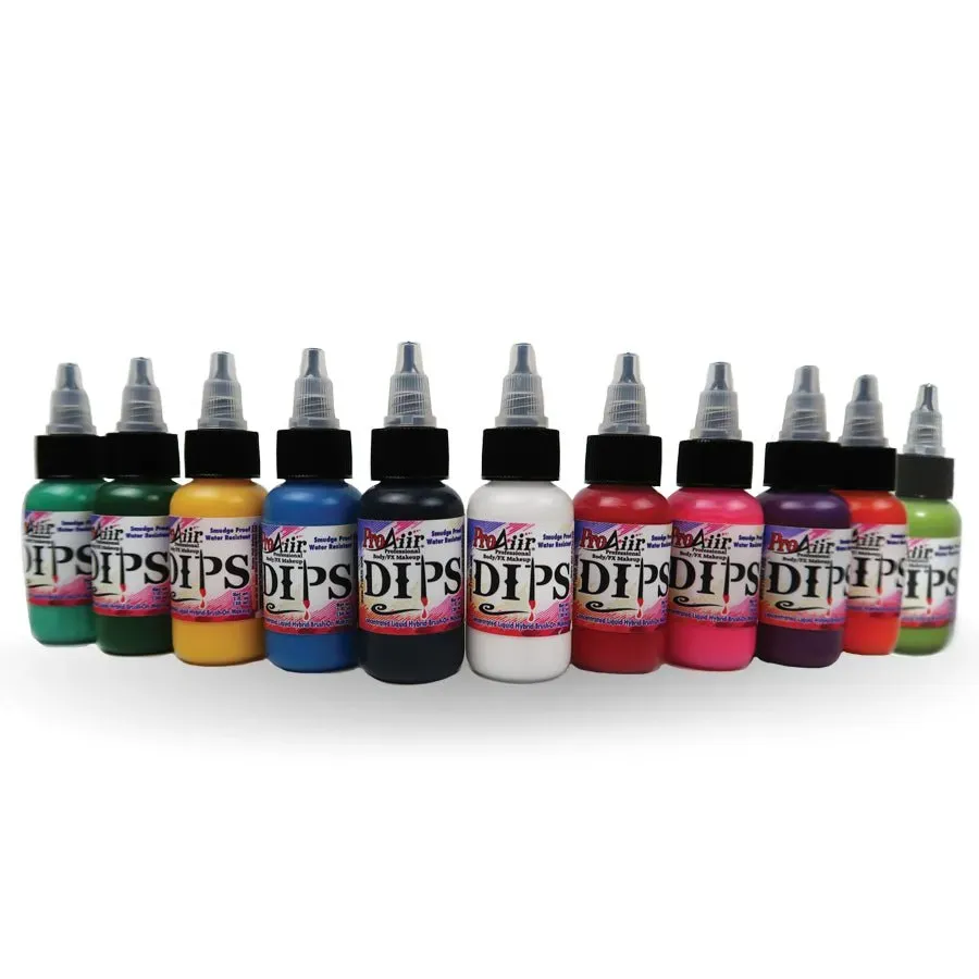 ProAiir DIPS Full Collection kit maquillage 12x30ml mat waterproof