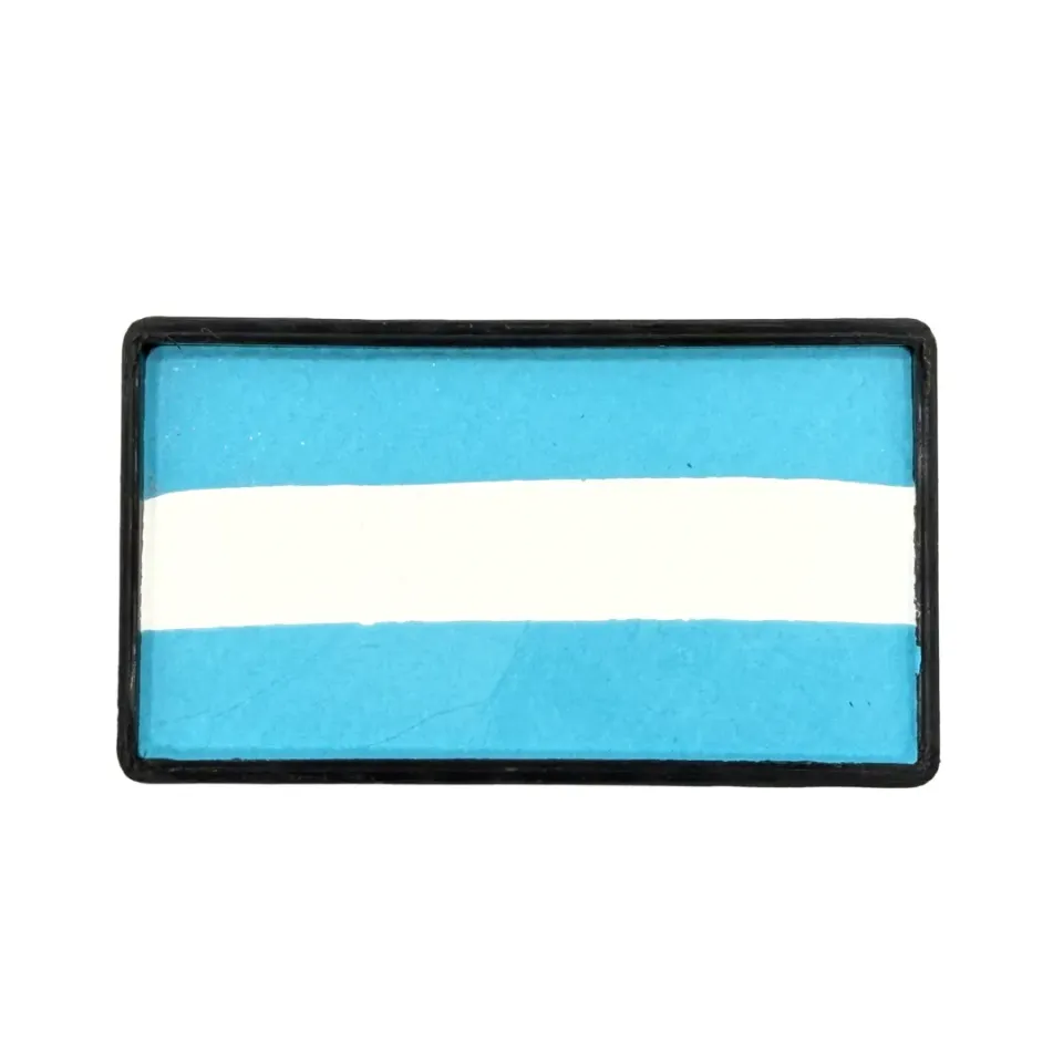 F.A.B. Arty Cake Argentina Flag maquillage visage 28 g bleu blanc