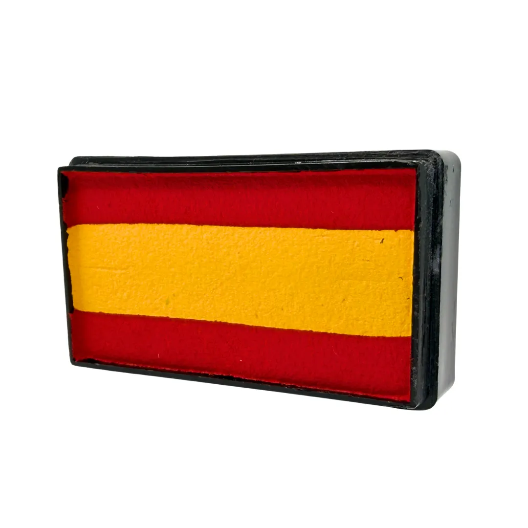 F.A.B. Arty Cake Spain Flag maquillage visage 28g drapeau