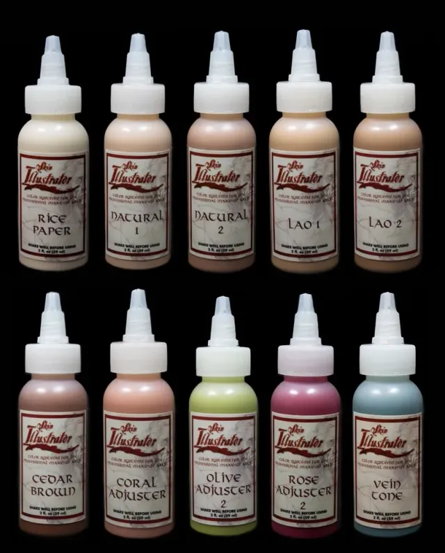 Skin Illustrator Flesh Tone Palette Liquids maquillage peau