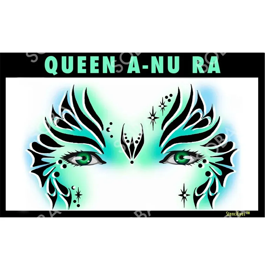 ProAiir StencilEyes Queen A-nu Ra pochoir visage adulte reine