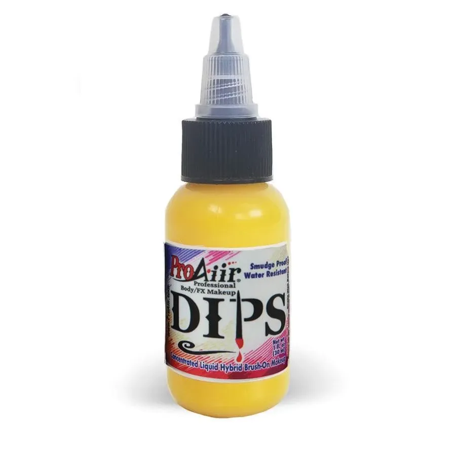 ProAiir DIPS peinture visage jaune 30 ml lumineuse