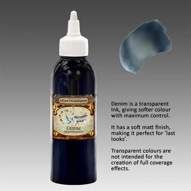 BLUEBIRD Transparent Fluid Inks encre concentrée Denim 50 ml