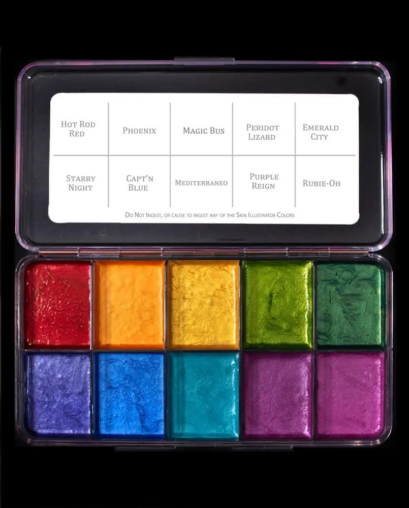 Skin Illustrator Nova Palette maquillage métallique waterproof